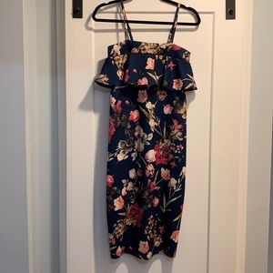 ASOS Maternity Floral Midi Dress Size 2